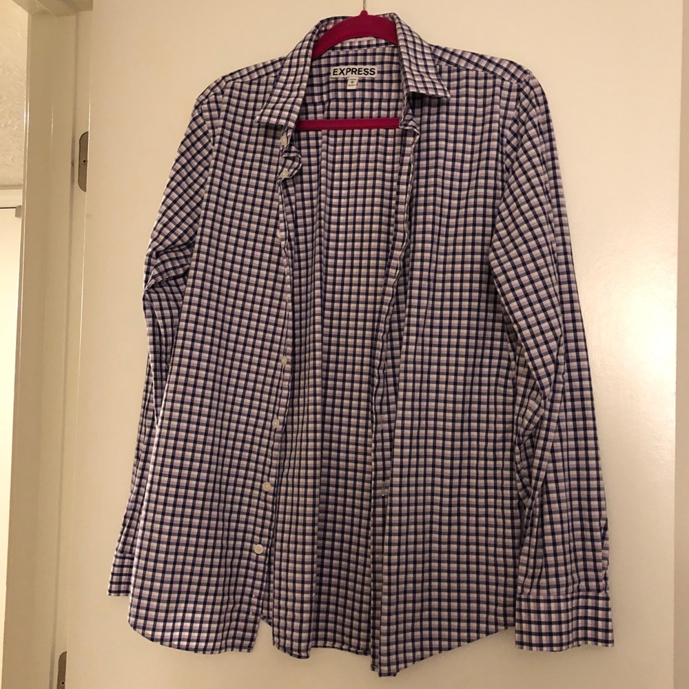 Men’s Express Collar Long Sleeve Shirt